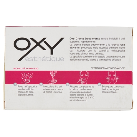 Oxy esthétique Crema Decolorante 8 kit monouso in bustine pre-dosate 75 ml